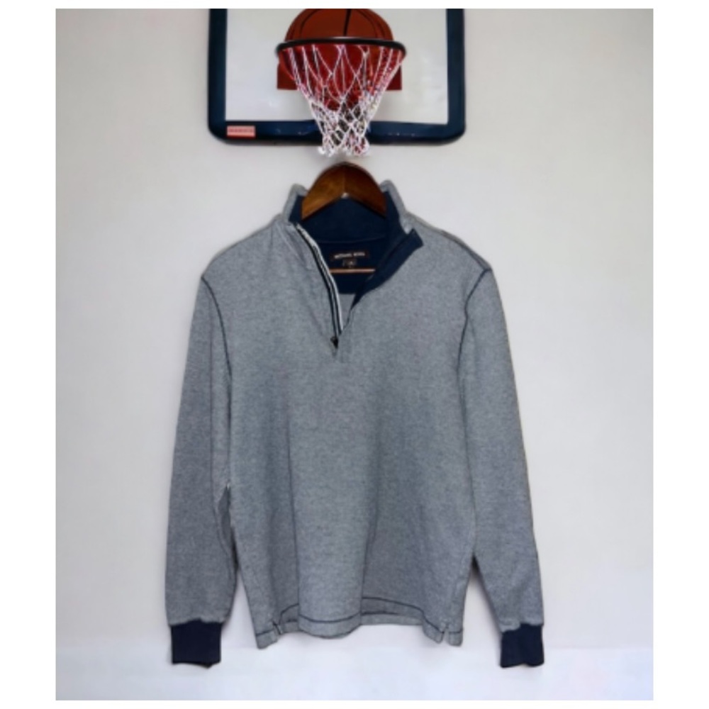Michael Kors Heather Blue Sport Pullover - Picture 6 of 12